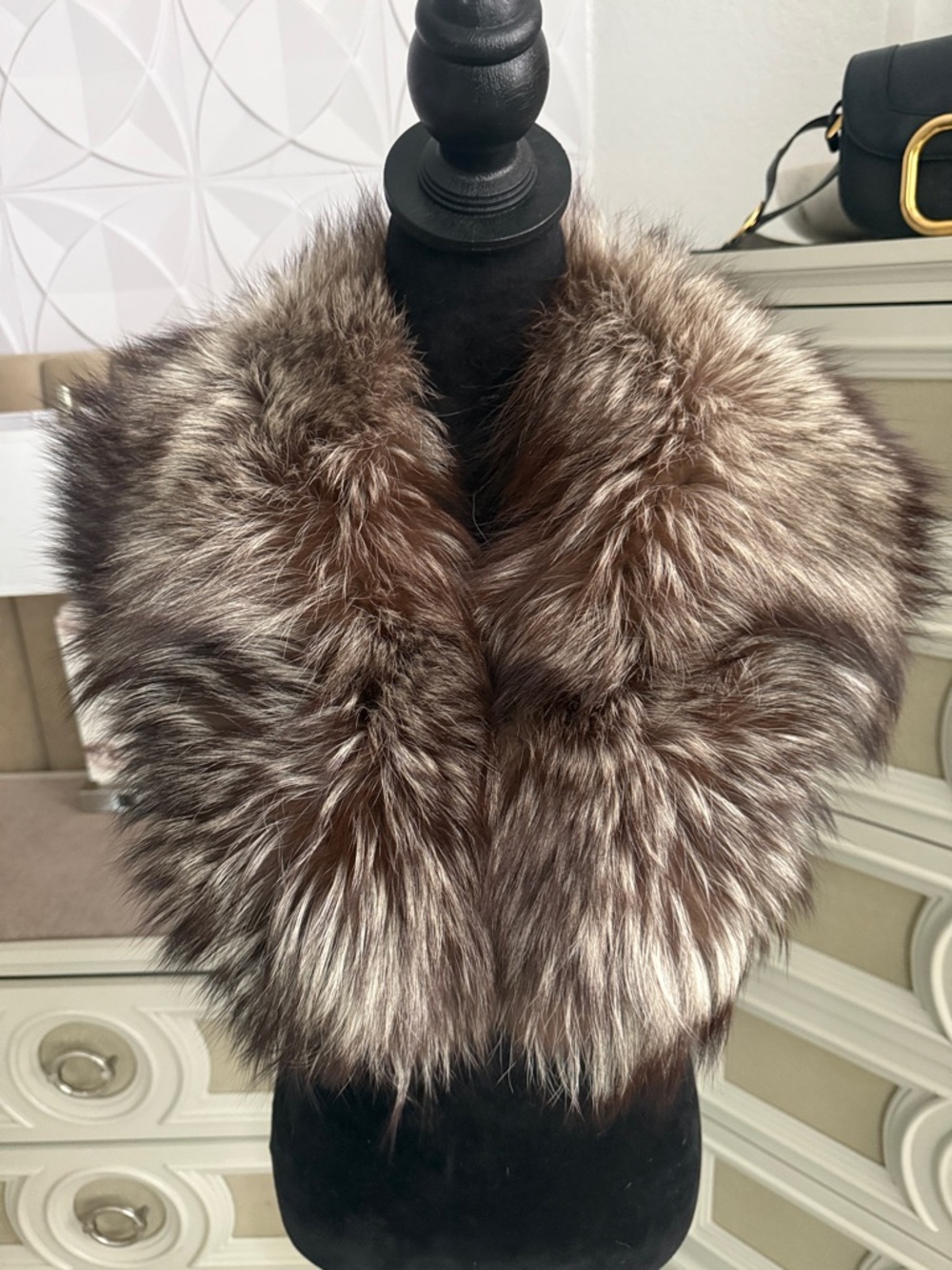 Real Fox fur thick collar